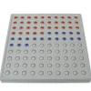 ABACO 100 tricolor rot-blau-grau, Zähl- und Rechenrahmen
