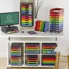 Ablagebox A4 "Regenbogen", Kunststoff mit 5 Fächer