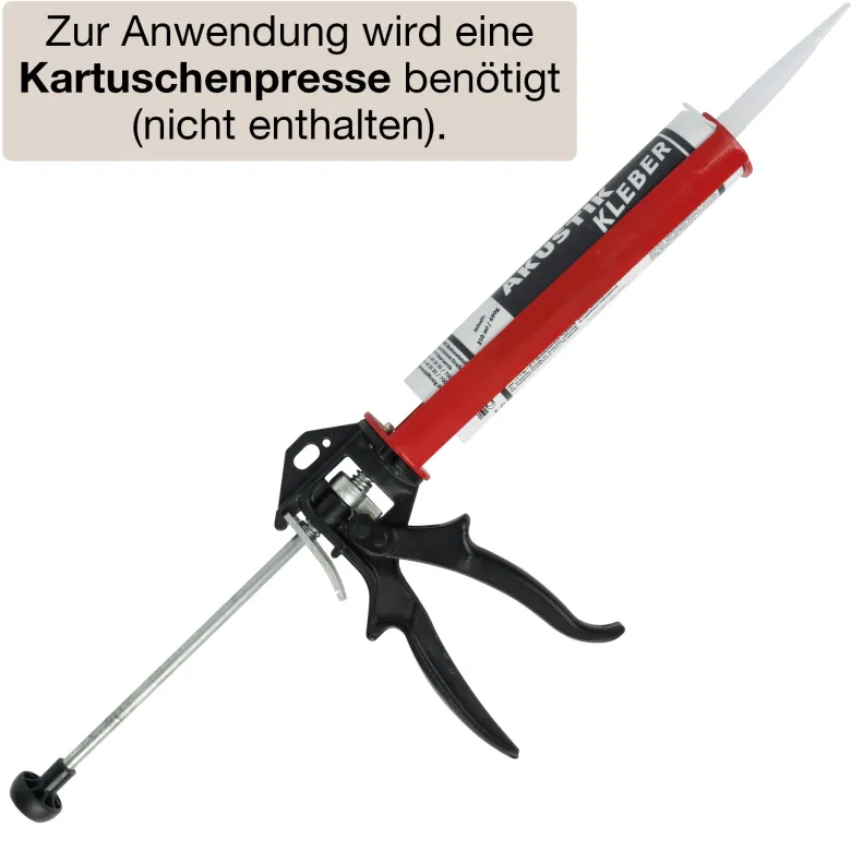 Akustik-Kleber, weiß, 490 g