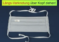 Alltags-Gesichts-Maske aus Baumwoll-Stoff „Flexigröße“