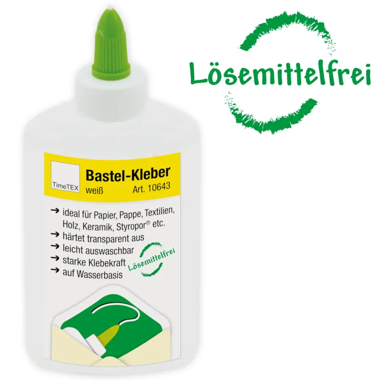 Bastel-Kleber weiß, Inhalt 125 g