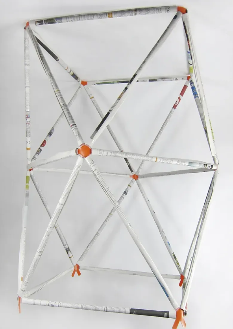 Bastelset "Bauen mit Altpapier", 236-tlg.