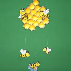 Bastelset "Bienen-Mobile", 7-tlg.