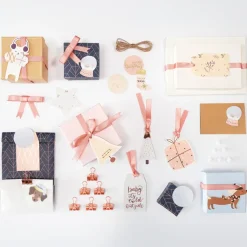 Bastelset "Geschenkverzierung Pastel", 38-tlg.