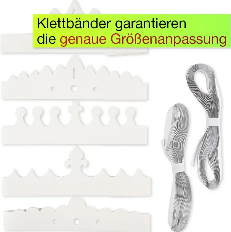 Bastelset "Kronen", 50-tlg.