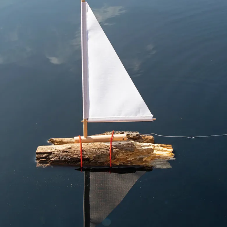 Bastelset "Segelboot", 3-tlg.