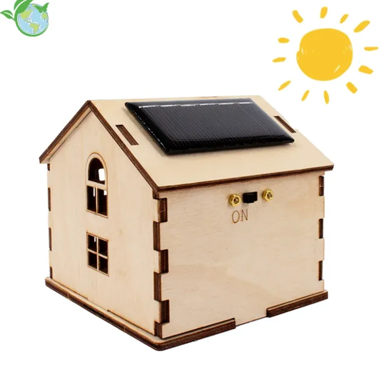 Bastelset "Solarhaus mit Speicher", 13-tlg.