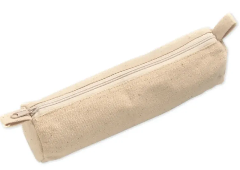 Baumwoll-Schreibetui 20x7cm natur