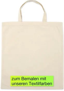 Baumwolltaschen zum Bemalen, 5 Stück