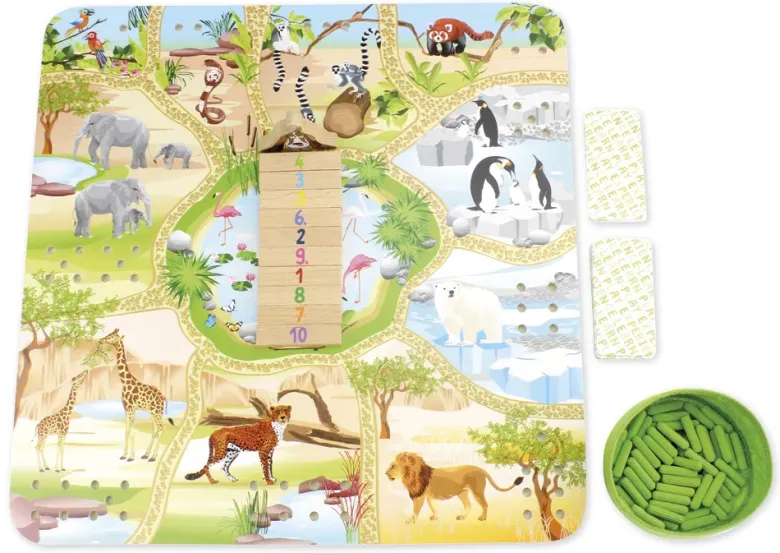 beleduc Lernspiel "Joe's Zoo", 96-tlg.
