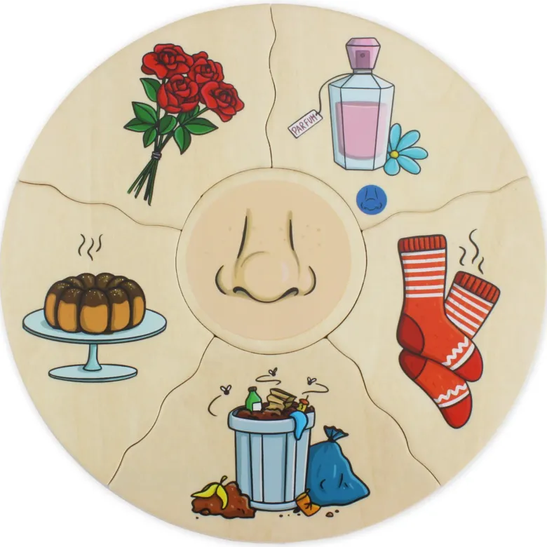 beleduc Puzzle Humanico "5 Sinne", 30-tlg.