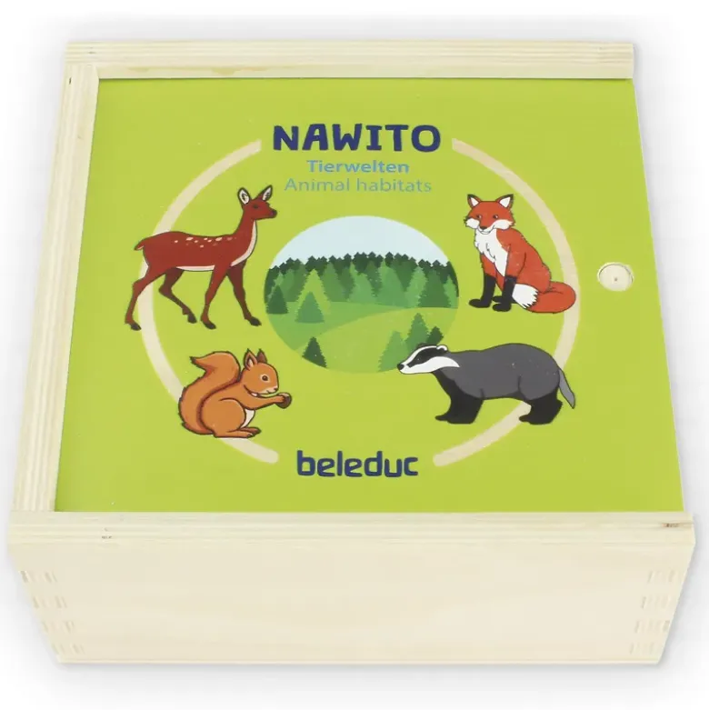 beleduc Puzzle-Set "Tierwelten - Lebensräume der Tiere", 45-tlg.