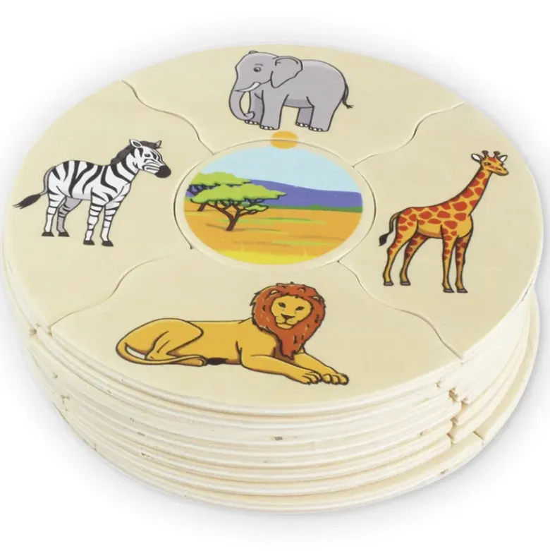 beleduc Puzzle-Set "Tierwelten - Lebensräume der Tiere", 45-tlg.