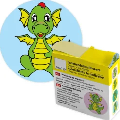 Belobigungs-Aufkleber "Drache" in Spender-Box, 500 Stück