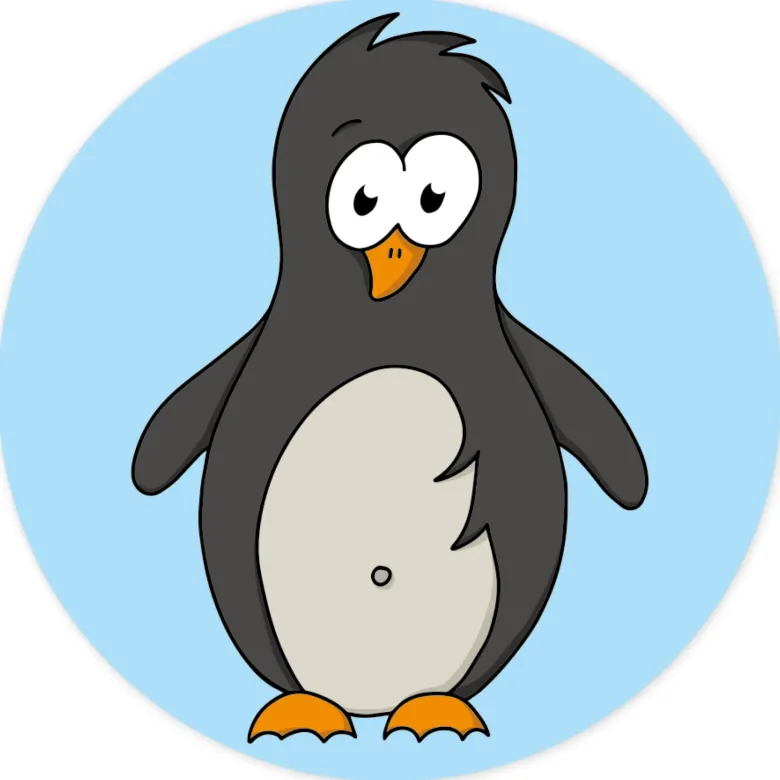 Belobigungs-Aufkleber "Pinguin" in Spender-Box, 500 Stück