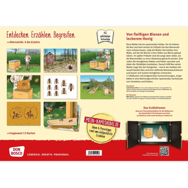 Bildergeschichten-Karten "Von fleißigen Bienen und leckerem Honig", 12-tlg.