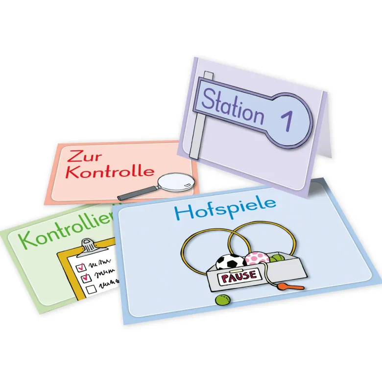 Bildkarten/Schilder "Mein Klassenraum perfekt organisiert", 160-tlg.