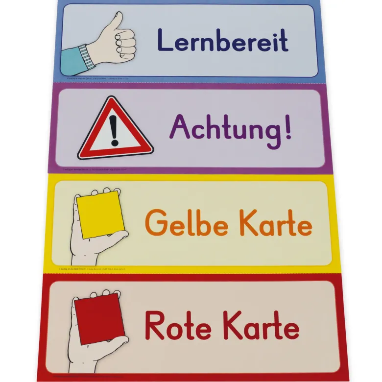 Bildkarten/Schilder "Mein Klassenraum perfekt organisiert", 160-tlg.