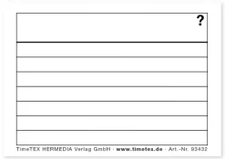 Blanko-Lernkärtchen, A8 weiß, 100 Stück