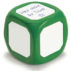 Blanko-Würfel mit weißen Flächen, 5,5 cm