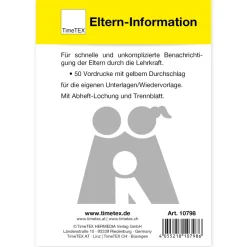 Block Eltern-Informationen A6, 50 Blatt mit Durchschlag
