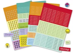 Block Organisations-Sticker XXL „Schulalltag“, 1.442 Stück