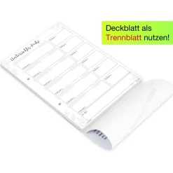 Block Stundenplanung A4 "Meine Unterrichts-Reihe", 50 Blatt