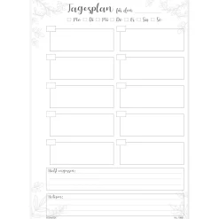 Block Tagesplan A4 