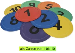 Boden-Zahlen "Bewegtes Lernen" 1-10, 10-tlg.