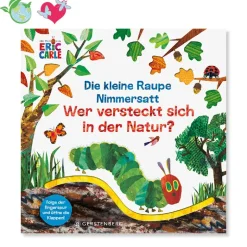 Buch "Die kleine Raupe Nimmersatt - Wer versteckt sich in der Natur?", 10 Seiten