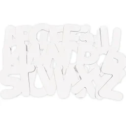 Buchstaben aus Karton, 26 Stück