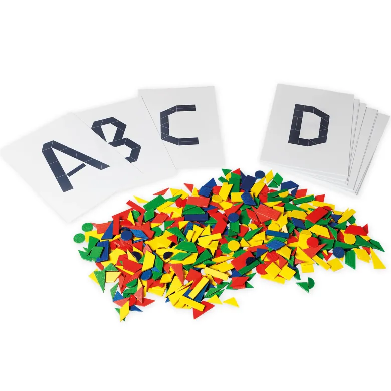 Buchstaben-Lernspiel „ABC“, mit Vorlagekarten
