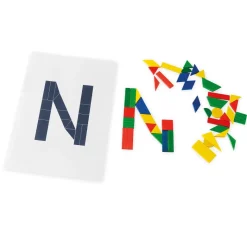 Buchstaben-Lernspiel „ABC“, mit Vorlagekarten