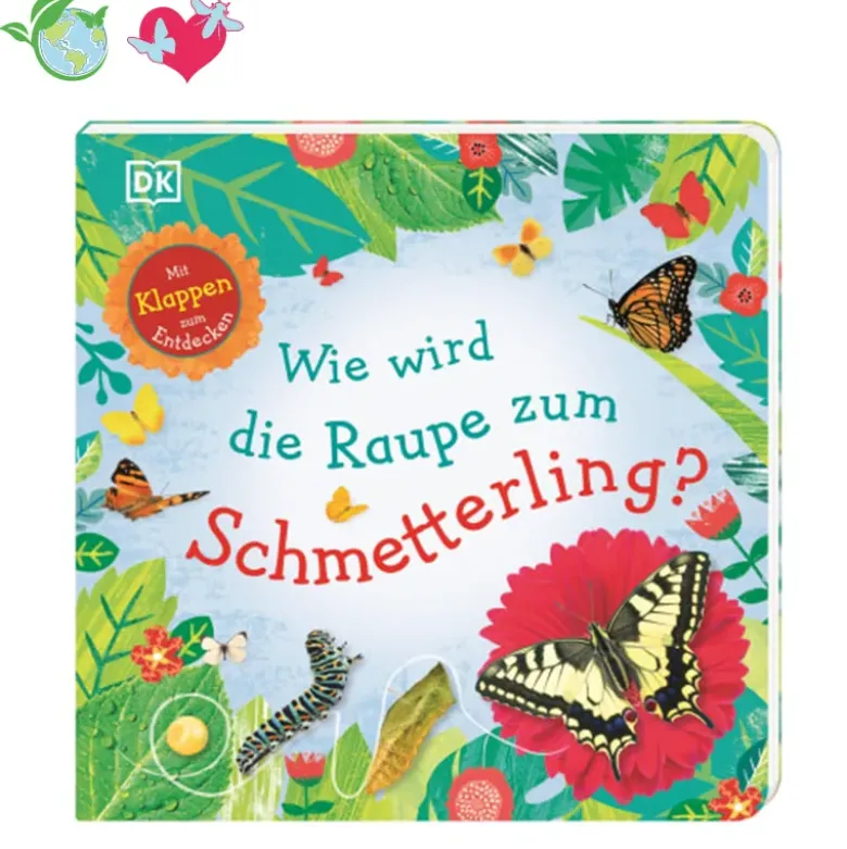 Buch "Wie wird die Raupe zum Schmetterling?", 18 Seiten