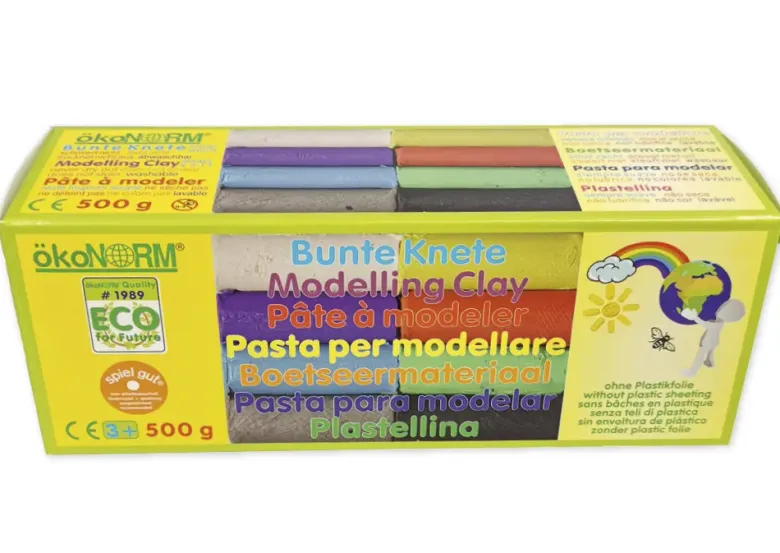 Bunte Knete, 500 g