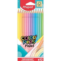Buntstifte COLOR'PEPS Pastel, 12 Stück