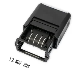 Datums-Stempel "medium", selbstfärbend, schwarz