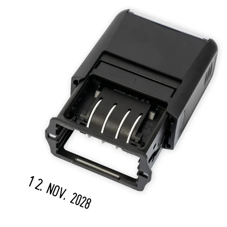 Datums-Stempel "medium", selbstfärbend, schwarz