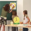 Demo-Lern-Uhr mit Standfuß, 1-24, 27 cm ø