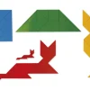 Demo-Tangram magnetisch, 28-tlg., ca. 20x20 cm