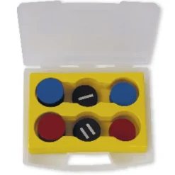 Demo-Wendeplättchen magnetisch, 125-tlg. im Koffer