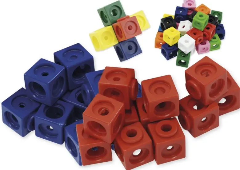 DICK-System Set Steckwürfel, 1,7 cm, 100 Stück im Polybeutel