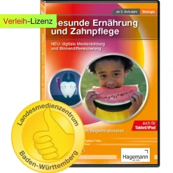 Didaktische DVD "Gesunde Ernährung und Zahnpflege", tabletfähig