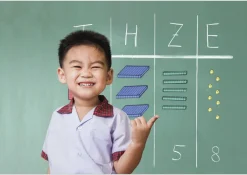 Dienes Demo-Dezimal-Rechensatz, magnetisch, 54-tlg. im Karton