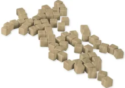 Dienes Dezimalrechen-Einer-Würfel, naturfarben, Satz 1.000 Stück