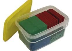 Dienes Grundsortiment Montessori, 121-tlg., RE-Wood, in Stapel-Box "Montessori Premium"