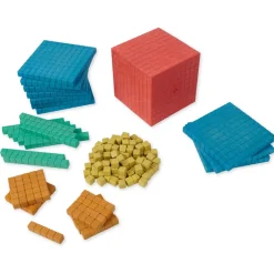 Dienes Grundsortiment, 141-tlg., Zahlenraum 1.000, farbig