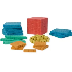 Dienes Grundsortiment, 141-tlg., Zahlenraum 1.000, farbig