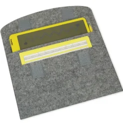 Digitale Schiefertafel TD "A4-XS", transparentes Display, mit Filz-Hülle