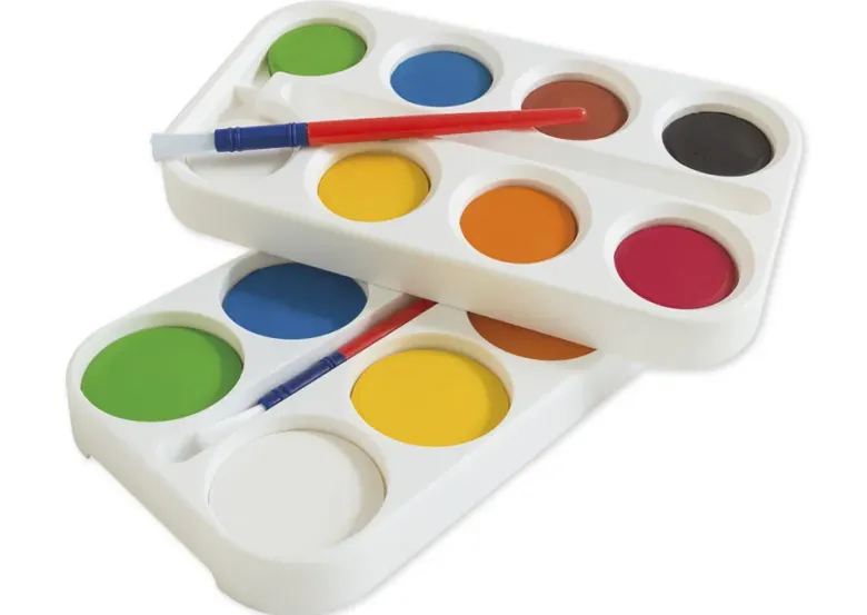 efa color Farbkasten, 8 Farben, 44 mm ø